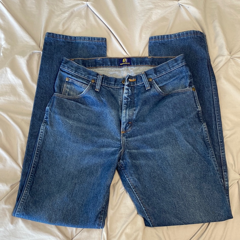 Mens Regular Fit Wrangler Jeans